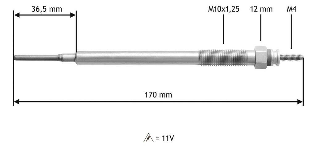 Bougie de préchauffage VALEO 345154